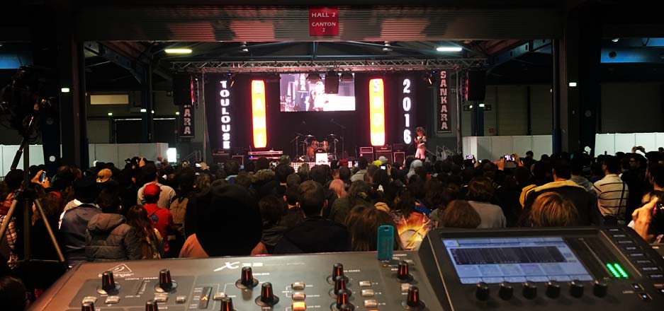 Liveson location de sono, écrans géants led et éclairages pour Toulouse Game Show